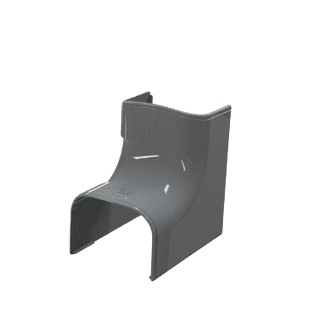 Secon anthracite trunking inside elbow