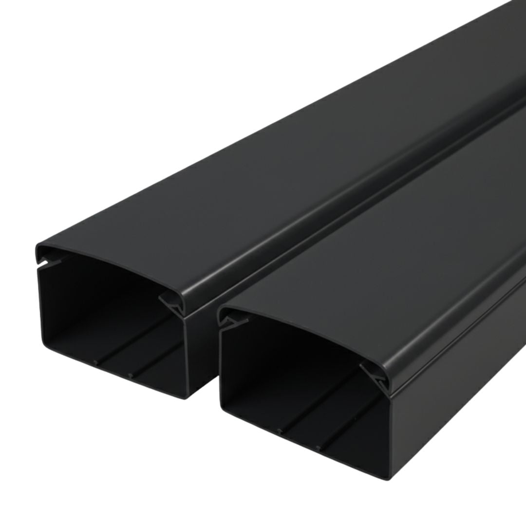 Strutfast 140 x 90 2m Trunking - Box of 2 - Anthracite/Grey