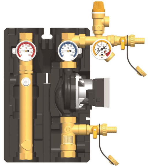 SolarBloc Midi Basic Wilo Para ST 15/13 PWM2