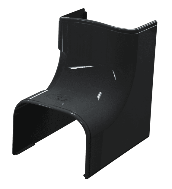 Secon Trade 135 Inside Elbow Black