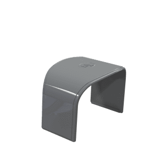 Secon anthracite trunking coupling