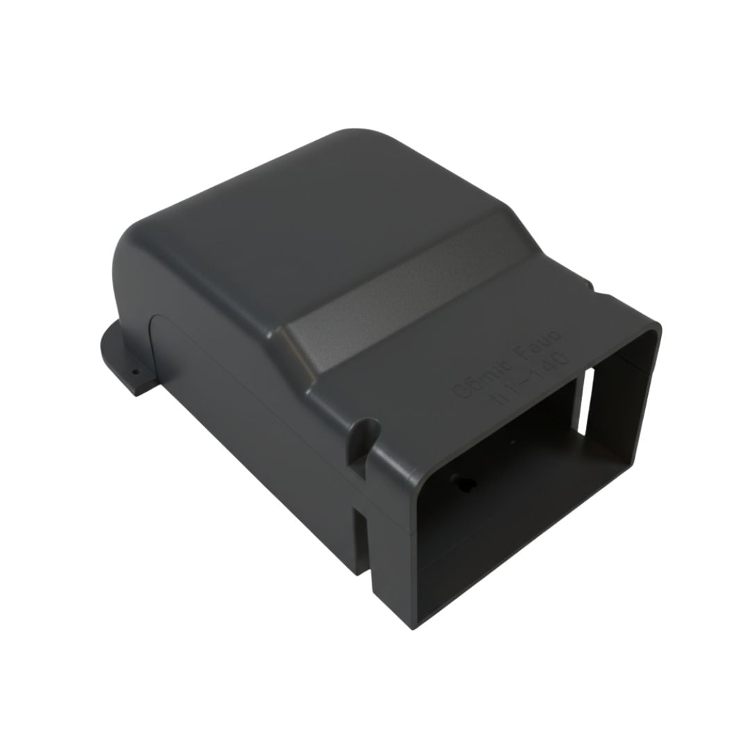 Strutfast 140 x 90 Boxing Glove Trunking - Anthracite/Grey