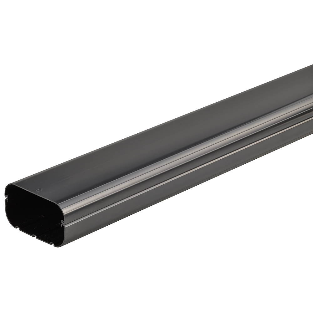 ASHP Trunking 140mm x 2m Black