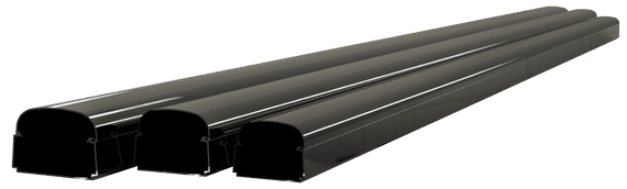 Tecnosystemi Group Secon Trade 75 Trunking Box 14 Black (2m lengths)