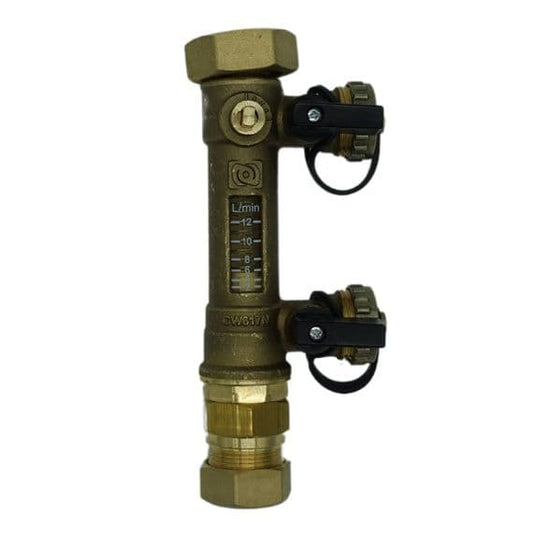 Novasfer Flowmeter with Fill and Flush