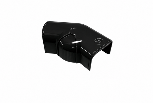 Secon Trade 75 Flat Joint Elbow Black