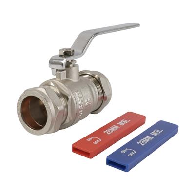 28mm Lever Handle Iso Ball Valve