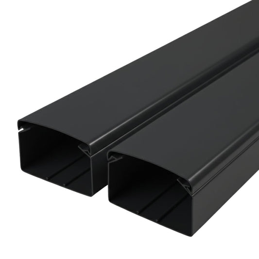 Strutfast 140 x 90 2m Trunking - Box of 2 - Anthracite/Grey
