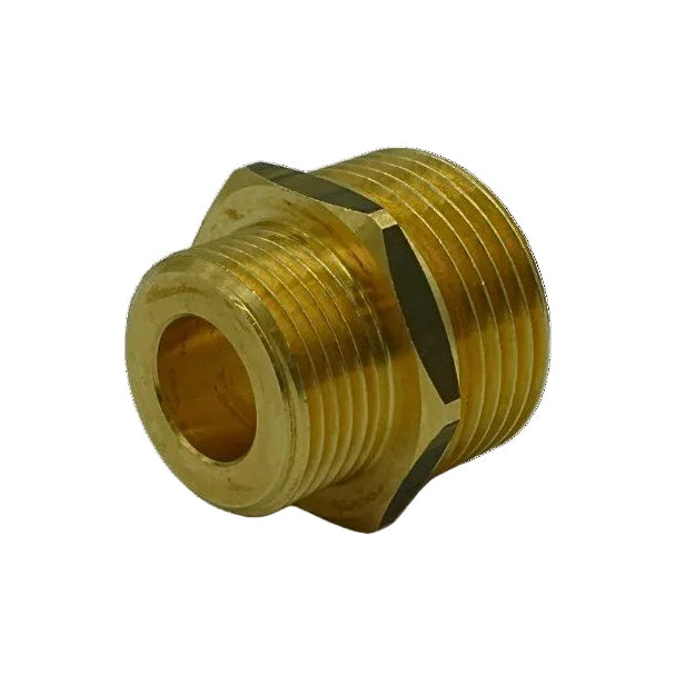 Reducing Nipple Flat Faced 1" M x 3/4" M