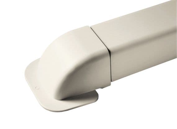 DiversiTech International Ltd ASHP Trunking 140mm x 2m Ivory