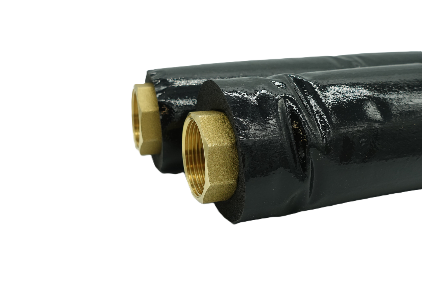 Secon Straight Flexible Insulated Hoses Pair for heat pumps