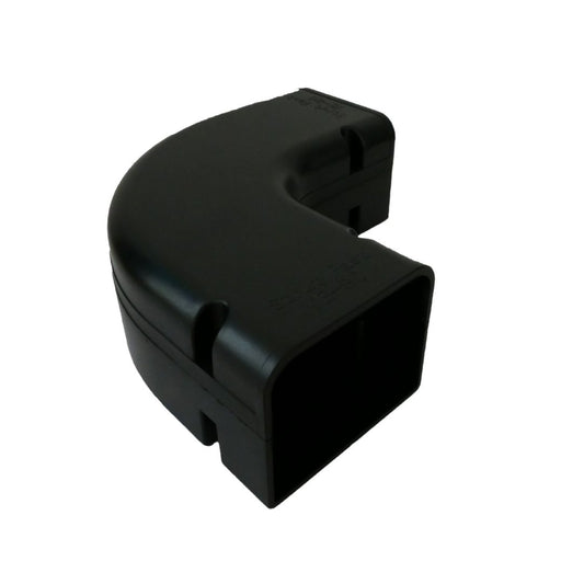 Strutfast 140 x 90 Flat Bend Trunking - Black
