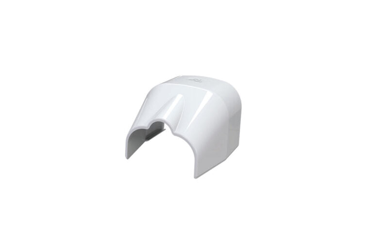 Secon Trade 75 Pipe Outlet End Fitting White