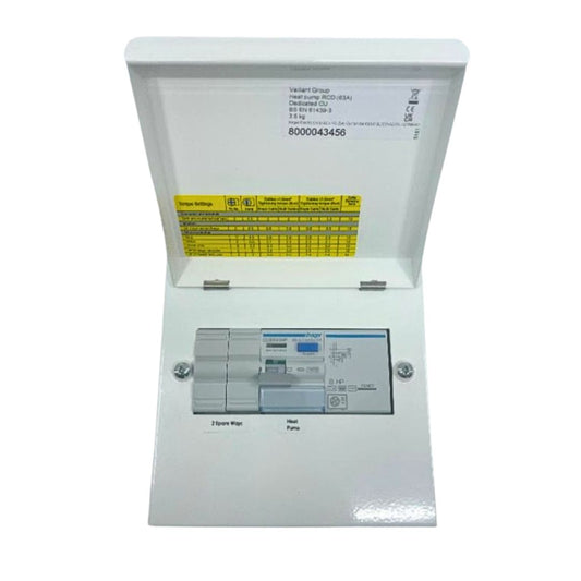 Heat pump RCD (63A) and Dedicated CU
