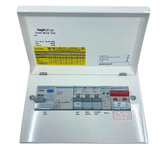 16A RCD Consumer Unit Complete (Single Fan)