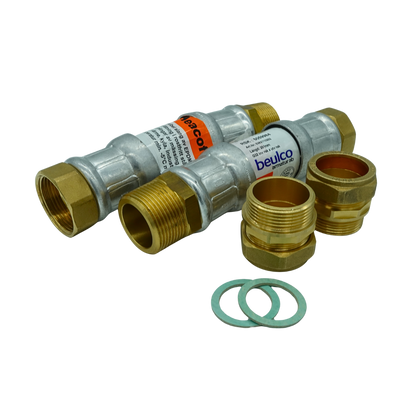 Heacoflex Flexible Hoses 6210 1¼"x1"¼ - Straight Pair for Heat Pump