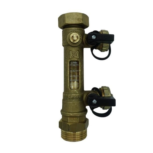 Novasfer Flowmeter with Fill and Flush