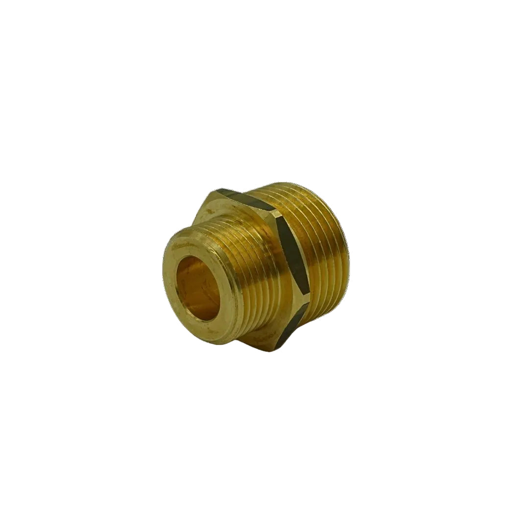 Reducing Nipple Flat Faced 3/4" M x 1/2" M