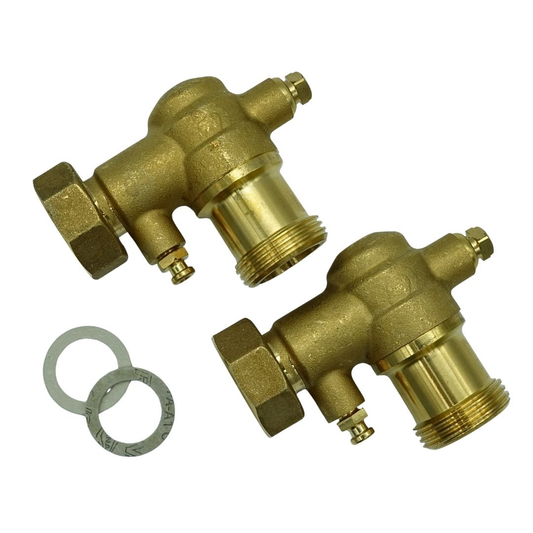 PAW Elbow Ball Valve DN25 (pair)