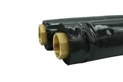 Secon Straight Flexible Insulated Hoses Pair for heat pumps