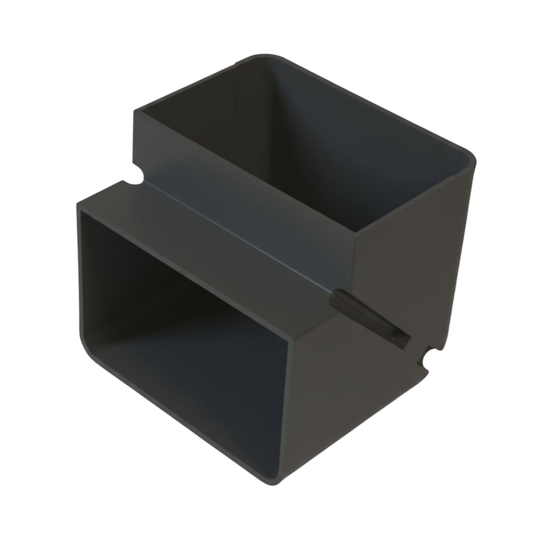 Ref Trunking Riser Strutfast 140 Trunking External Riser Anthracite/Grey – Secon Renewables