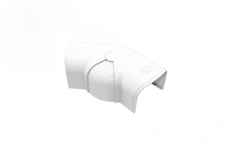 Tecnosystemi Group Secon Trade 75 Flat Joint Elbow White