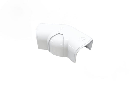 Secon Trade 75 Flat Joint Elbow White