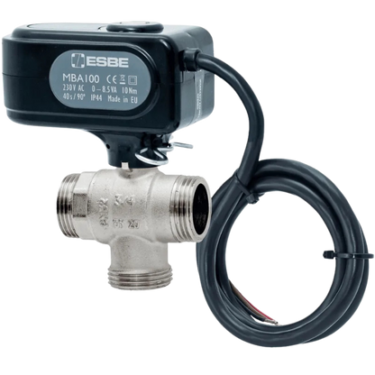 ESBE MBA132 3-Way Diverting Ball Valve Male BSP