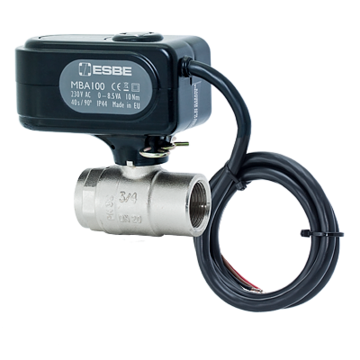 ESBE MBA121 2-Way Diverting Ball Valve Female BSP