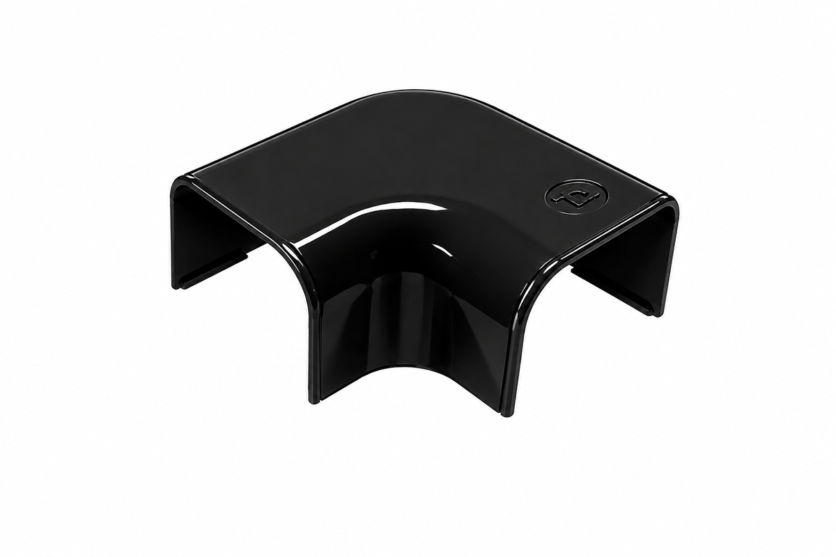 Secon Trade 75 Flat Elbow Black