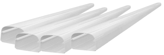 Secon Trade 75 Trunking Box 14 White (2m lengths)