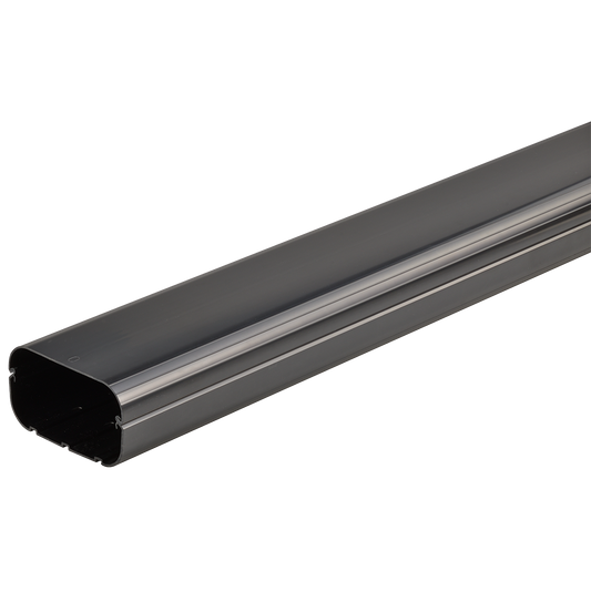 ASHP Trunking 140mm x 2m Black