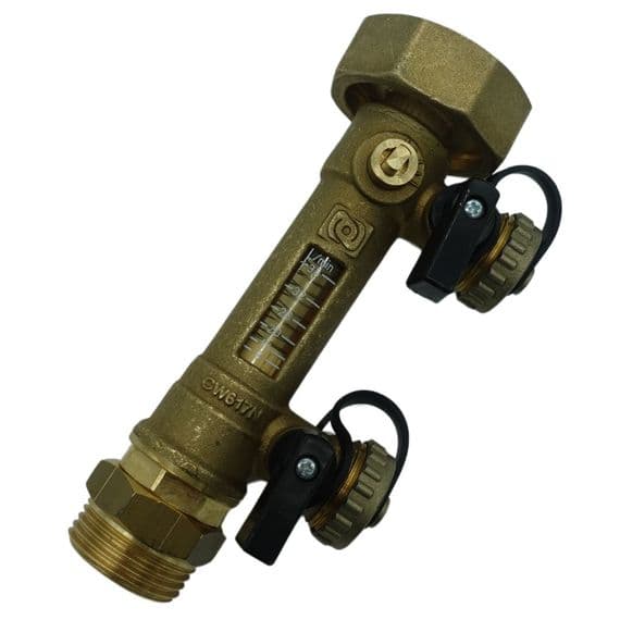 Novasfer Flowmeter with Fill and Flush