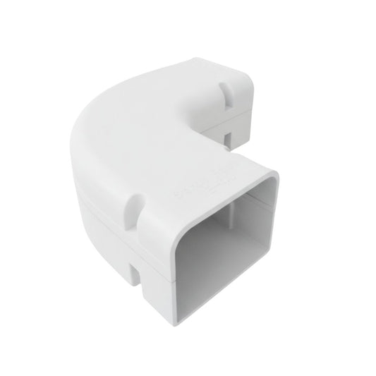 Strutfast 140 x 90 Flat Bend Trunking - White