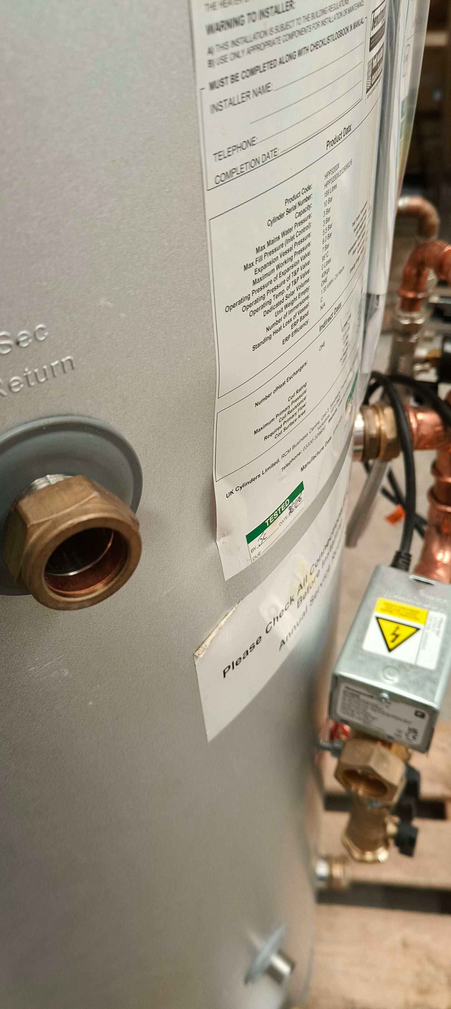 Secon Trade HG 200L PP No Primary Pump - CLEARANCE
