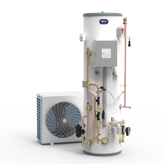 Samsung Gen 6 heat pump with Joule Zenith pre plumbed cylinder