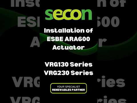 ESBE UK Ltd - GBP ESBE ARA600 3PT Actuators